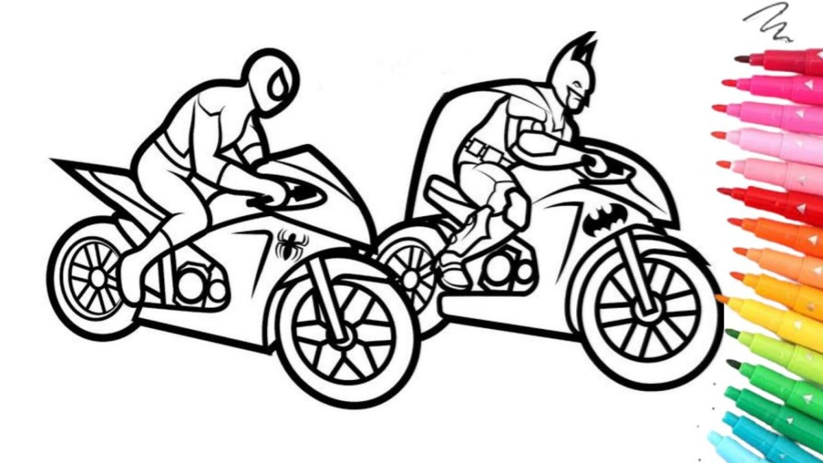 Раскраска для мальчиков