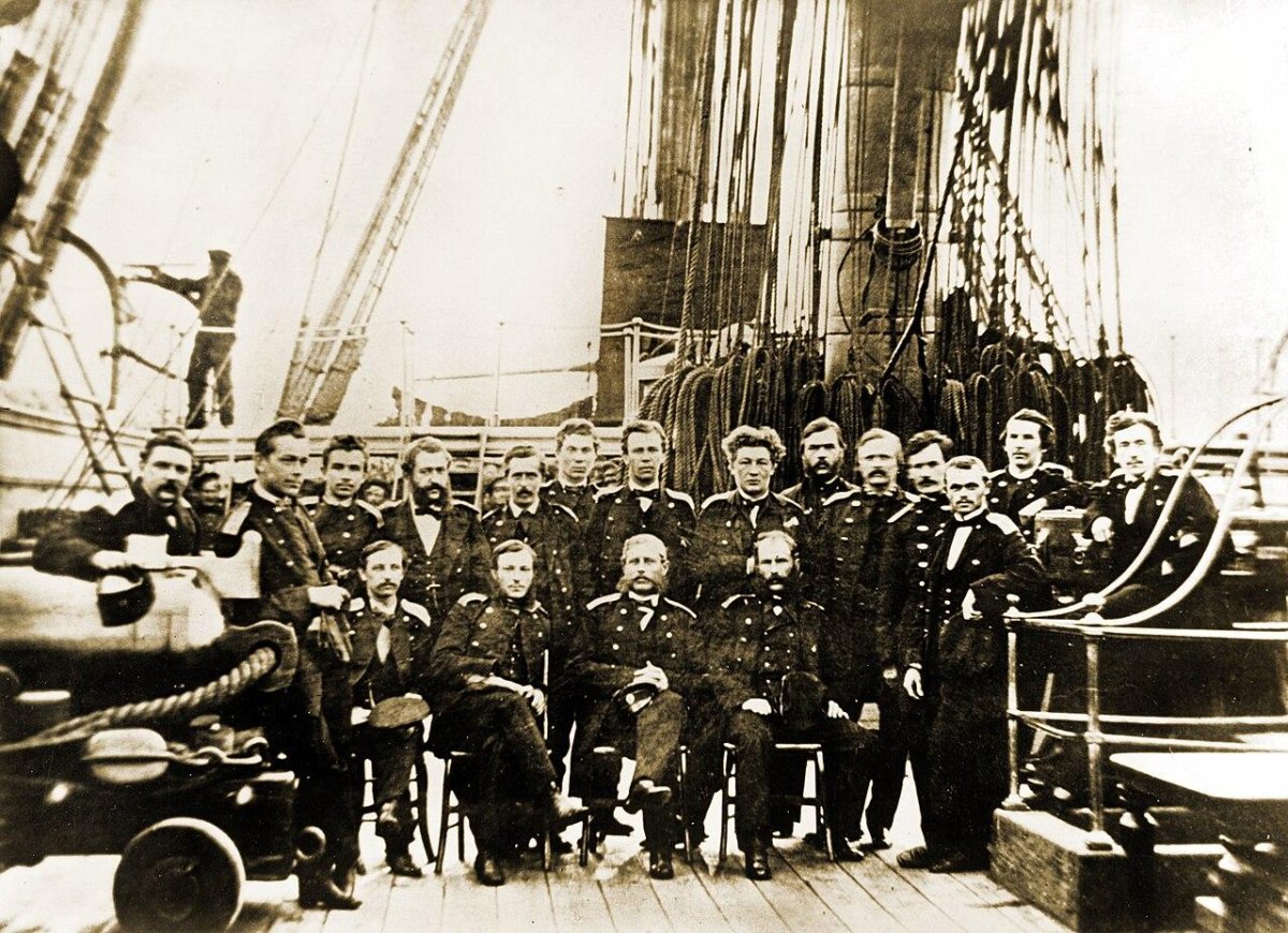 1863 Российская эскадра в Сан Франциско
