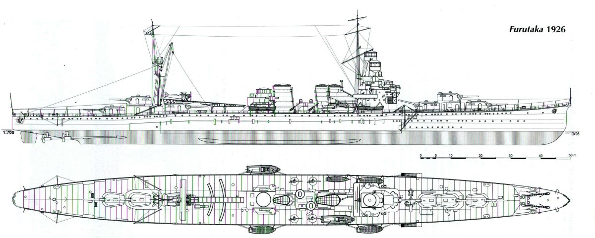 Японский крейсер Фурутака