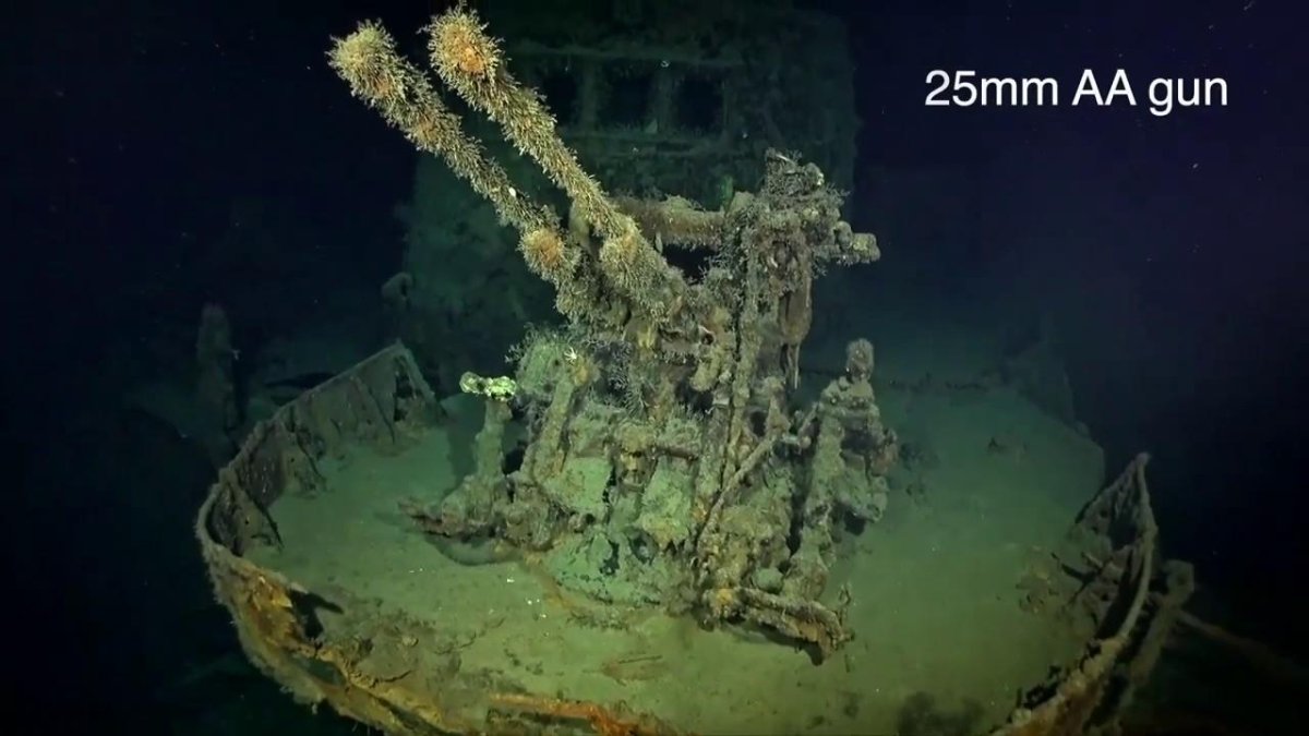 Потопленные корабли второй мировой войны на дне