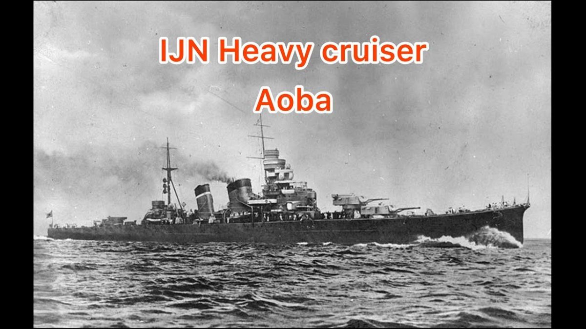 Тяжелый крейсер Аоба 1945
