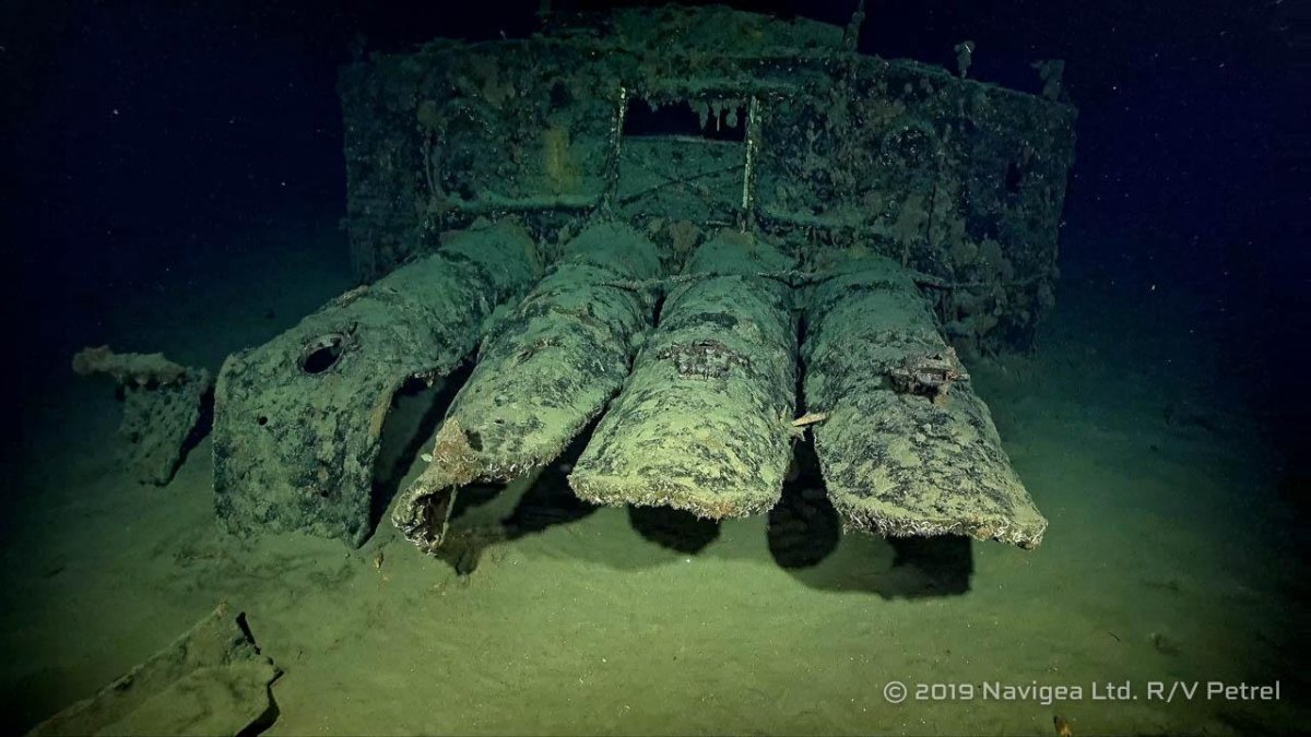 Крейсер Паллада на дне