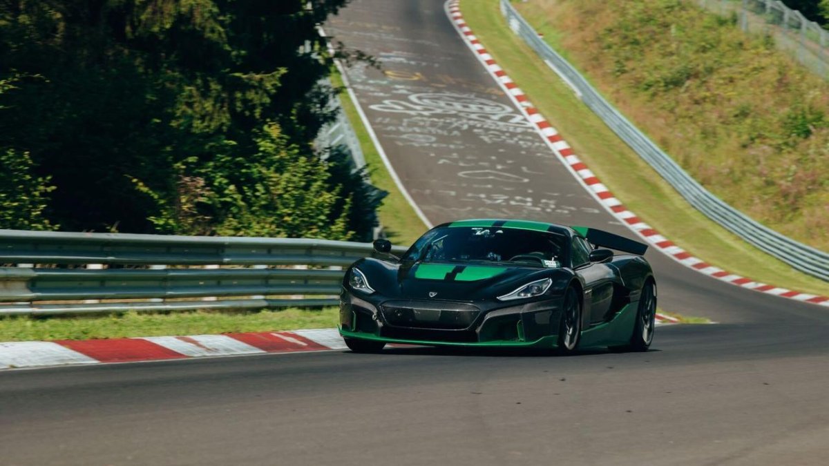Rimac nevera time Attack