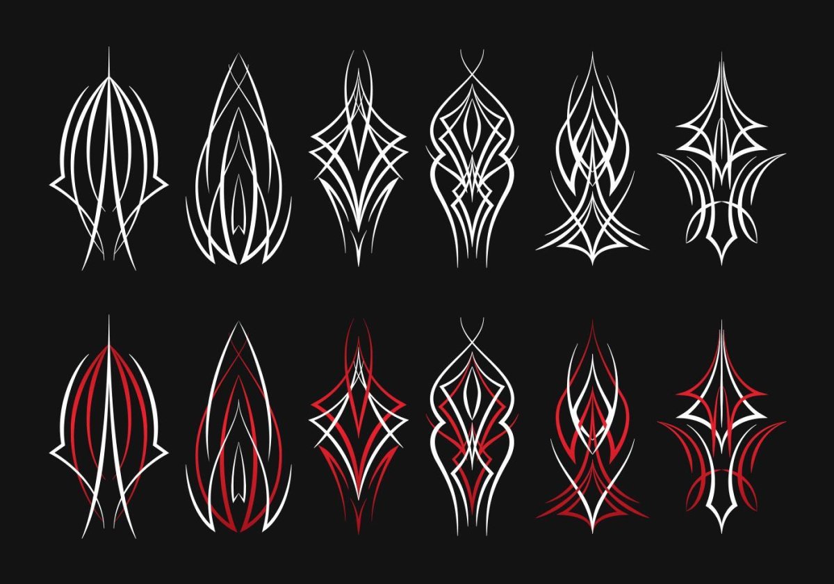 Вектор пинстрайп