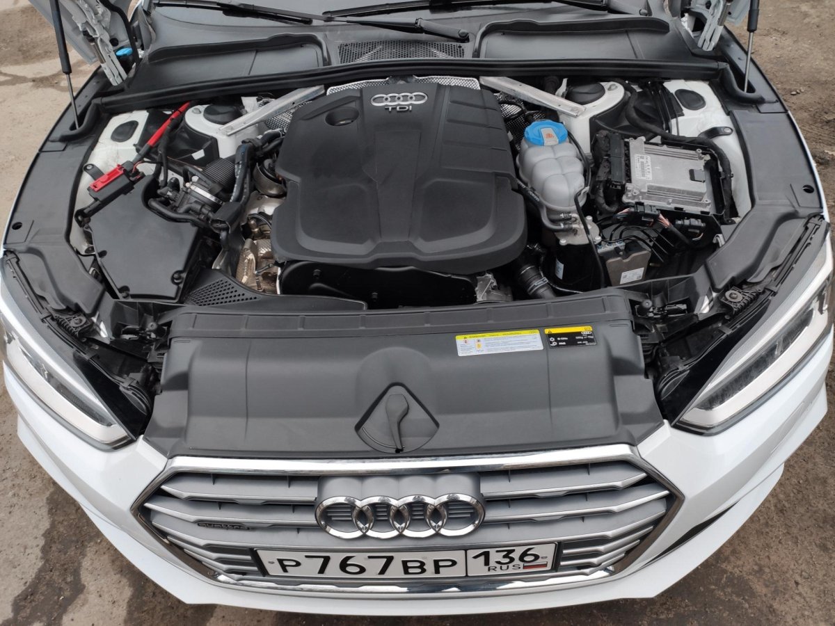 Audi a5 подкапотка