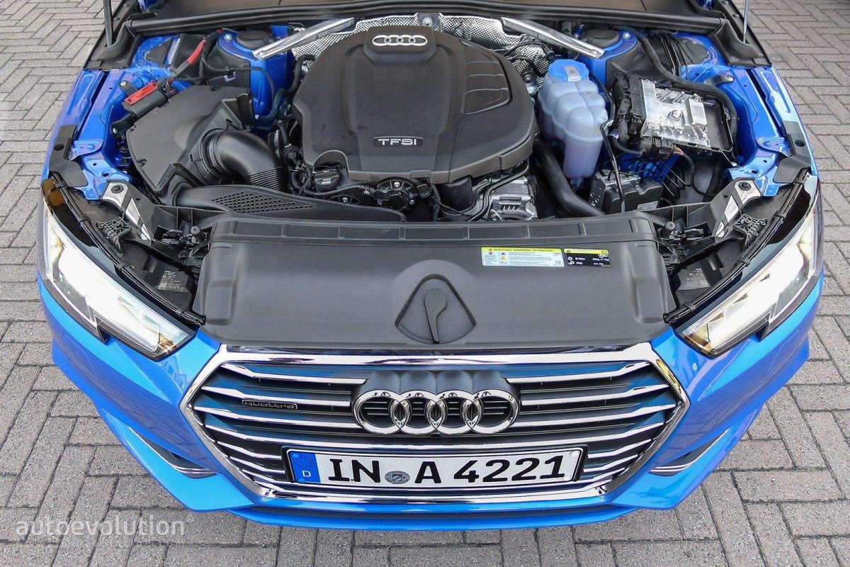 Подкапотное Audi a4 b9