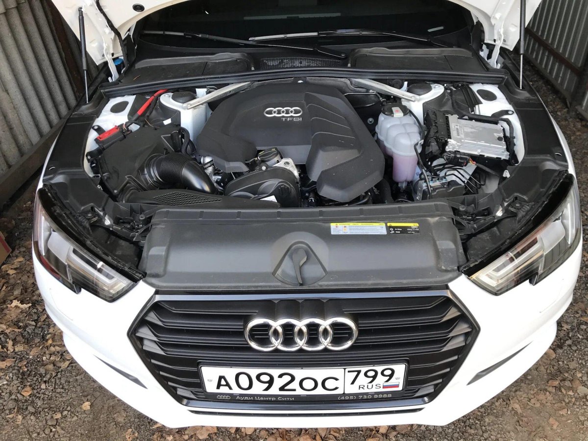 Подкапотное Audi a4 b9