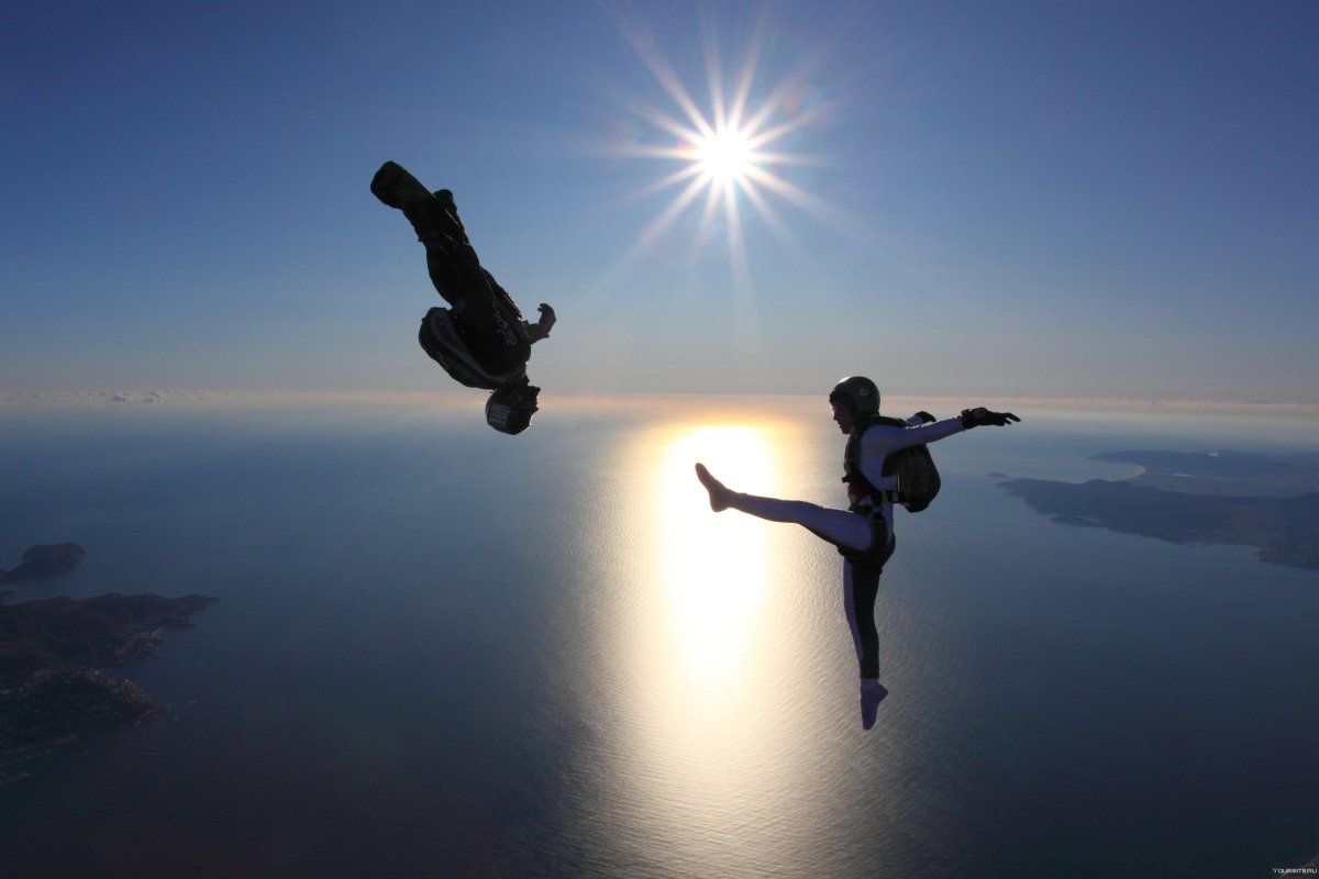 Фристайл парашютный спорт