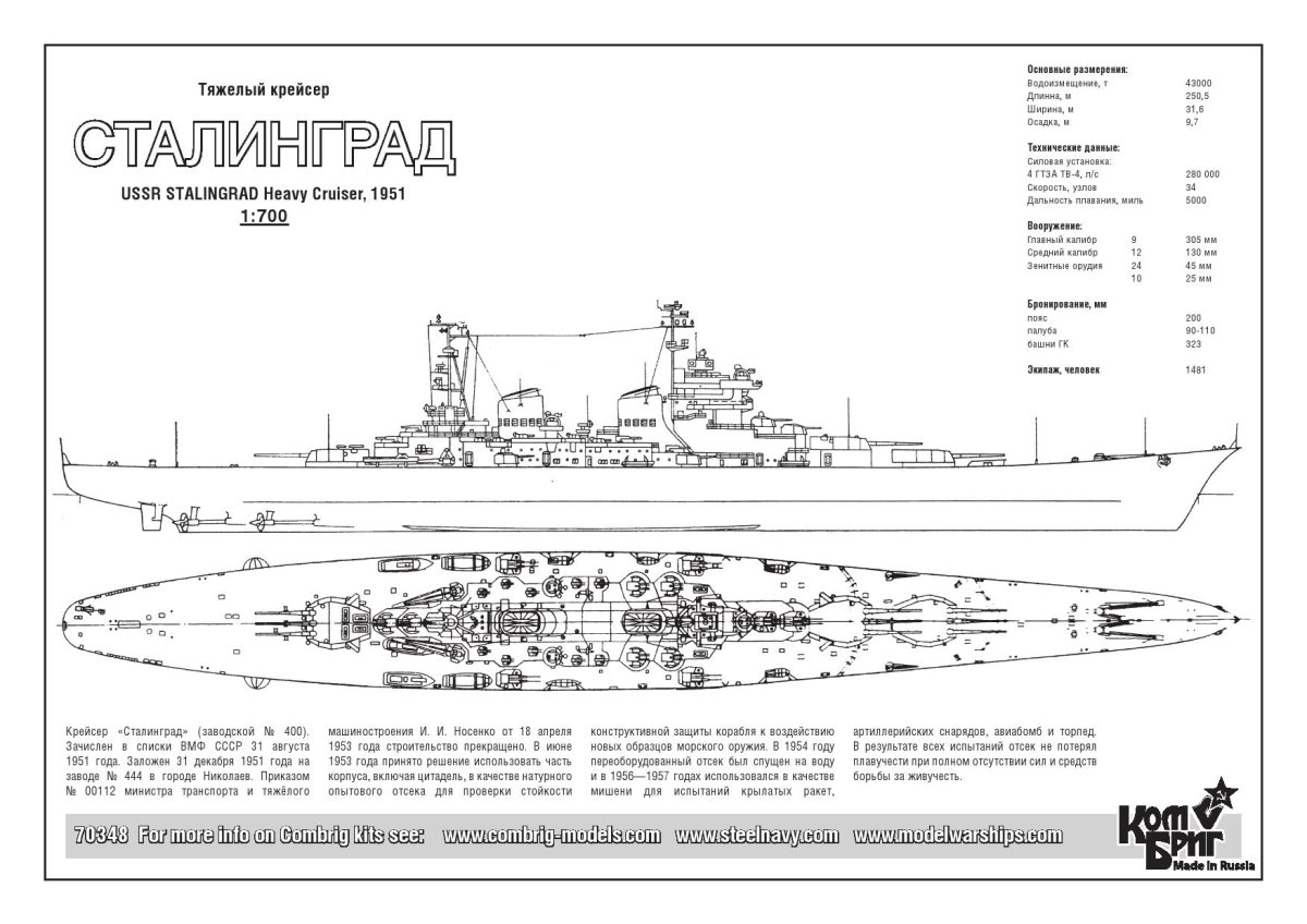 Крейсер Сталинград проект 82 чертежи