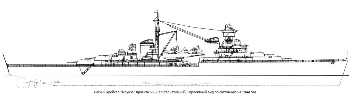 Крейсера проекта 68-бис чертежи