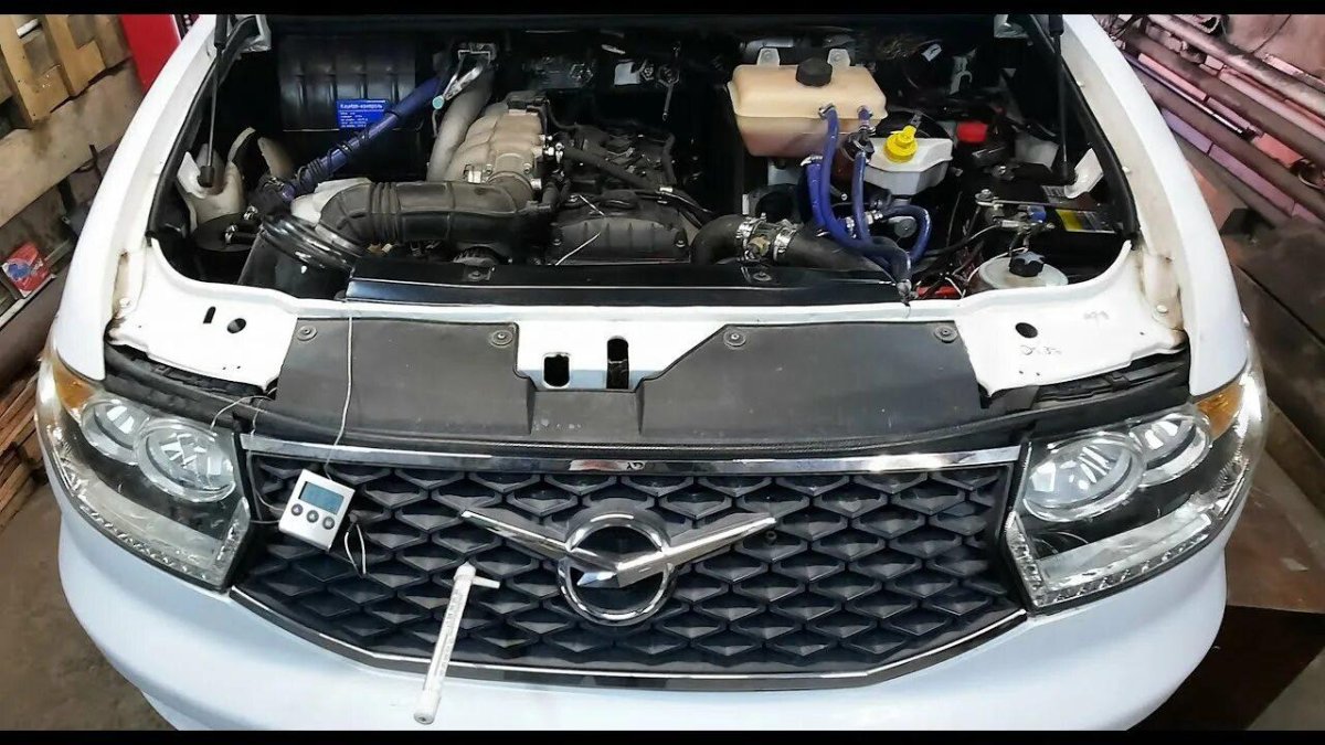 Охлаждение подкапотное пространство УАЗ Патриот