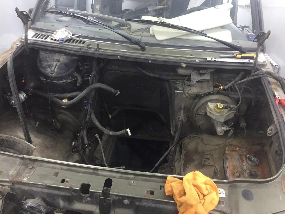 Подкапотка УАЗ Патриот