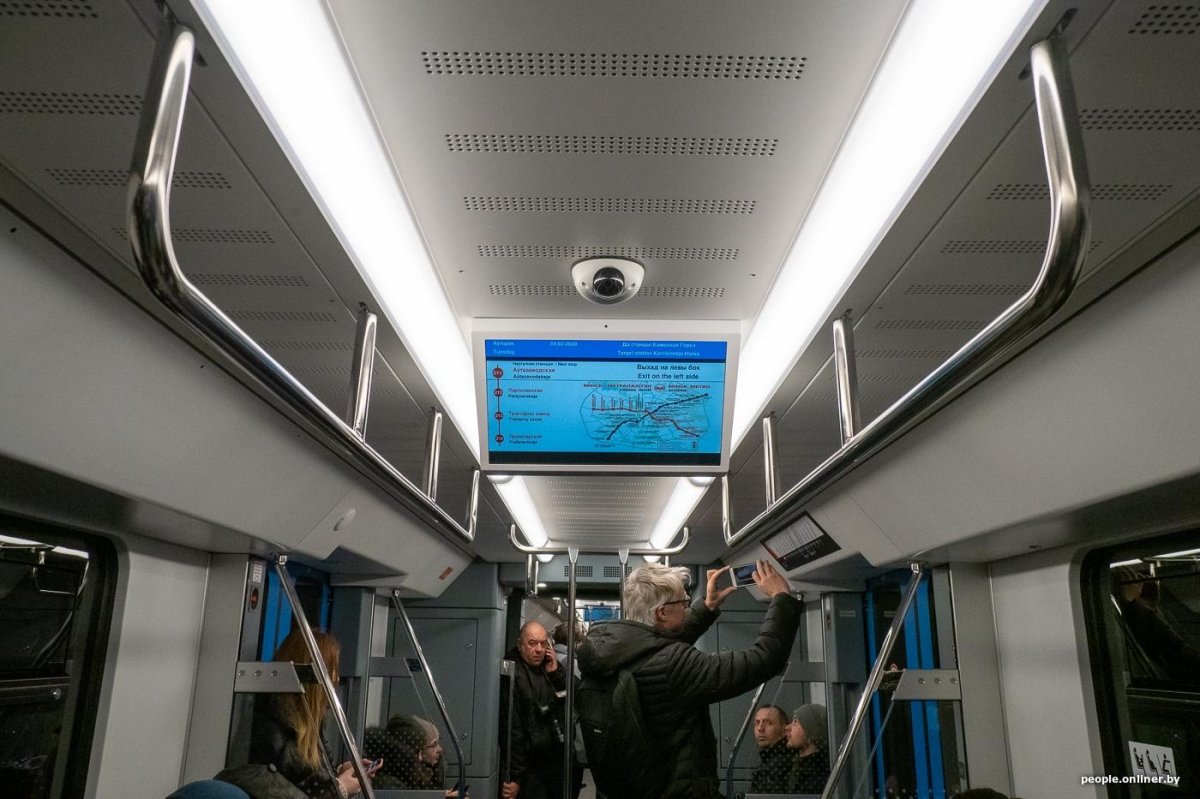 Поезд внутри