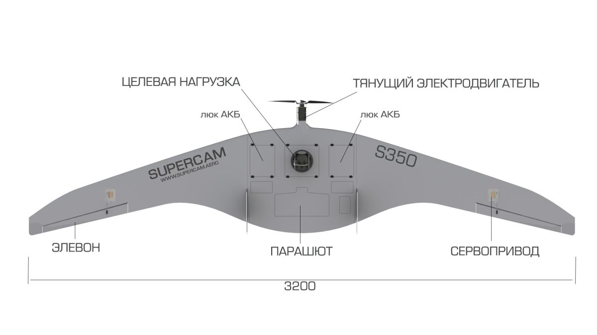 Беспилотник Supercam s350