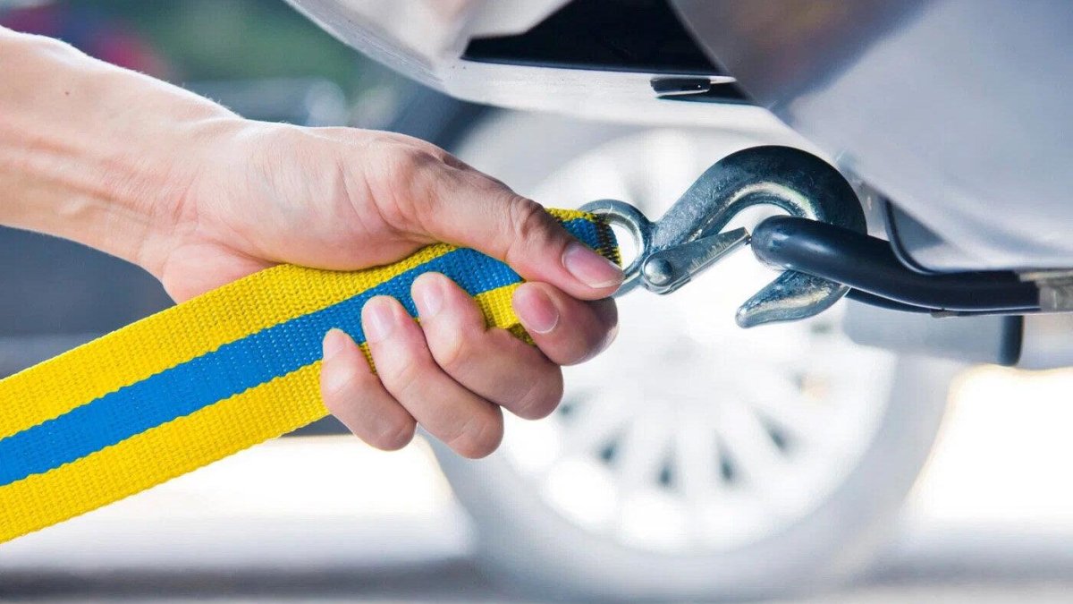 Трос для буксировки велосипеда