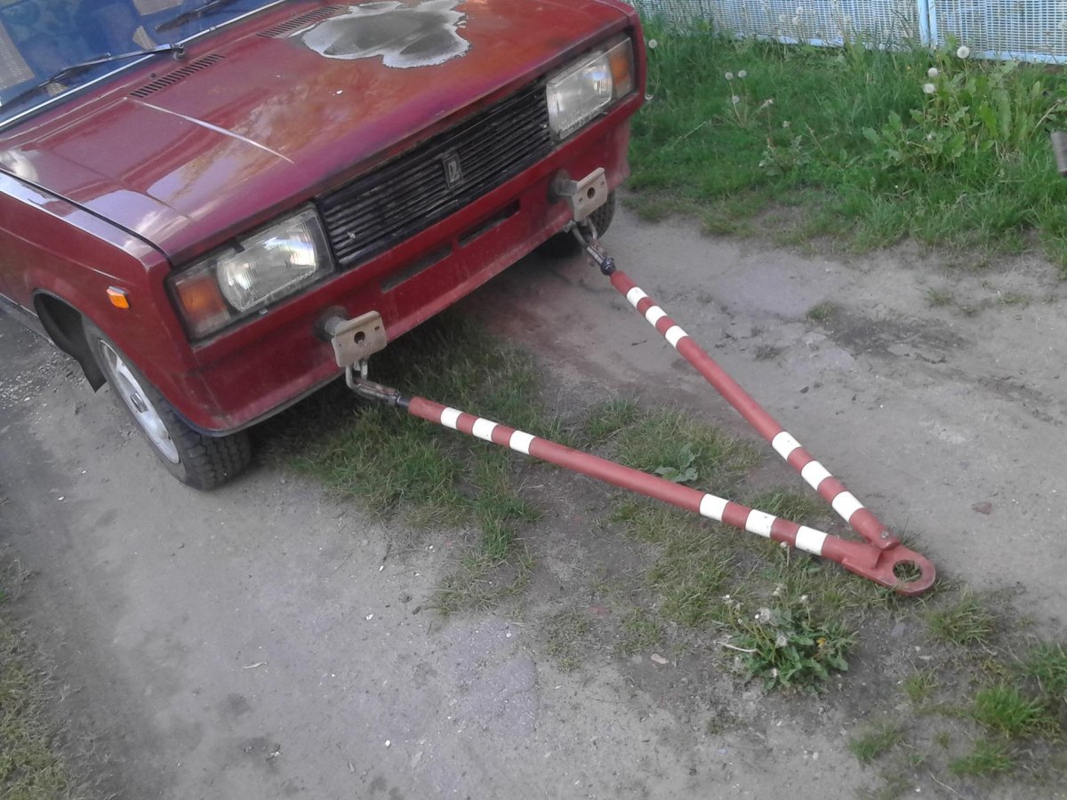 Жесткая сцепка на ВАЗ 2106