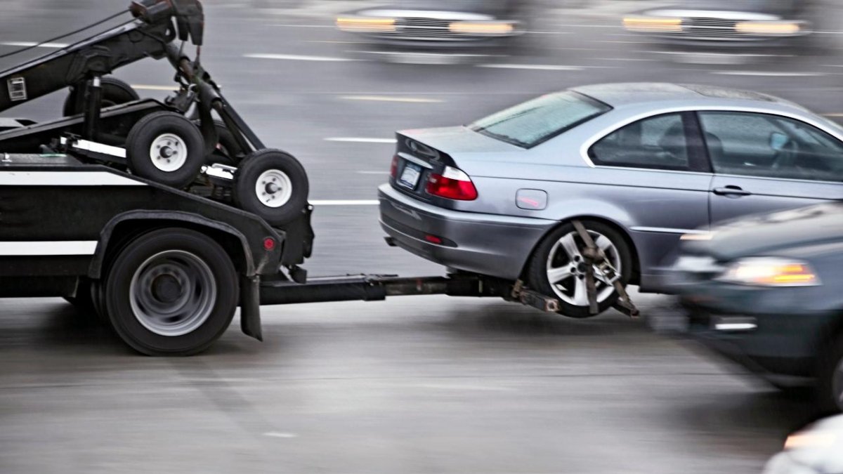 Буксирование автомобиля