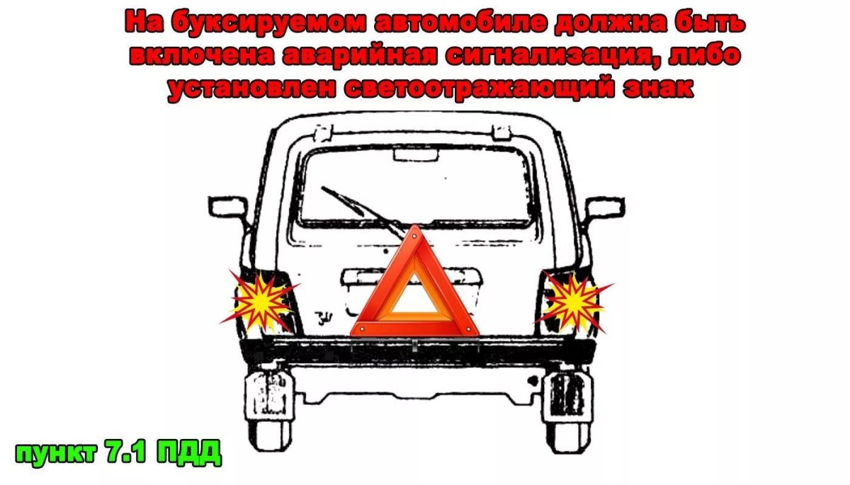 Аварийный знак автомобиля