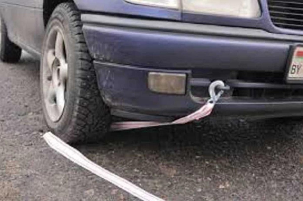 Буксировка на мягкой сцепке