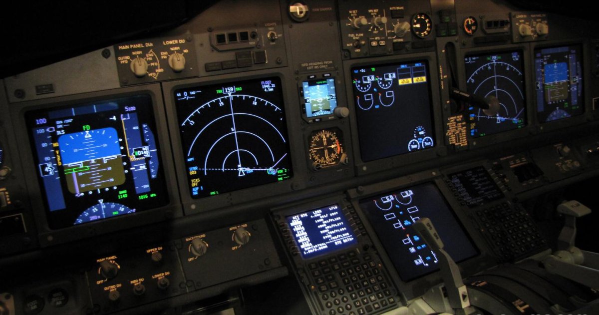 Приборная панель Боинг 737