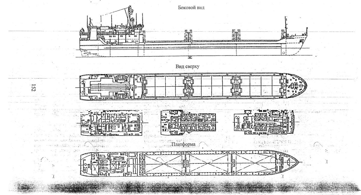 Грузовой план судна Сормовский 1557