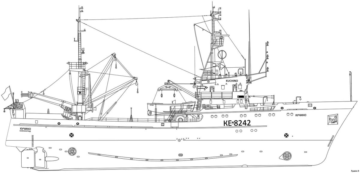 Сейнер траулер проекта 503