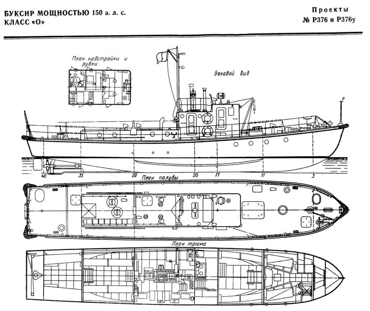 Катер Ярославец проект 376