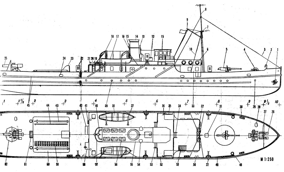 Катер пр 1204 Шмель чертеж