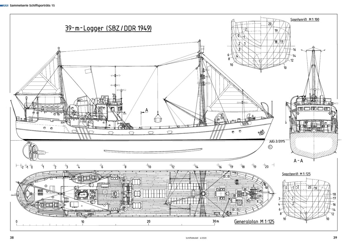 Чертежи траулера типа Атлантик