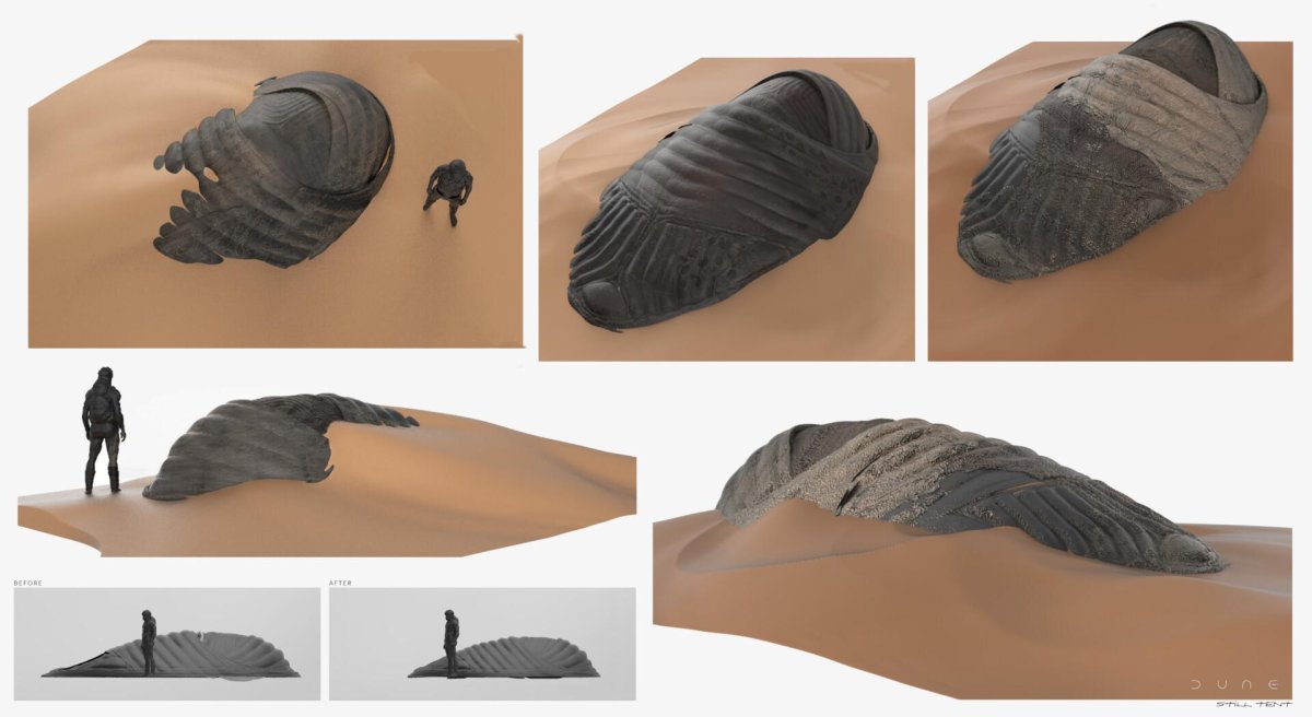 Дюна Дени Вильнева концепт арт
