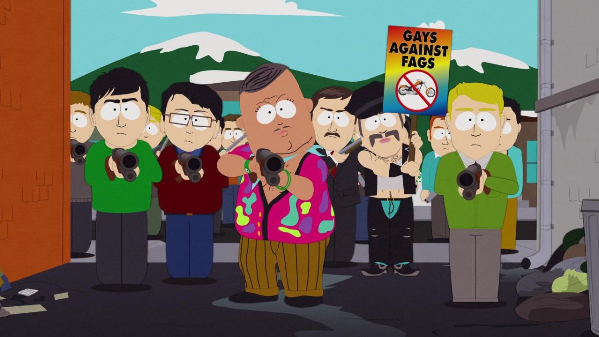 Эл большой гомосек Южный парк