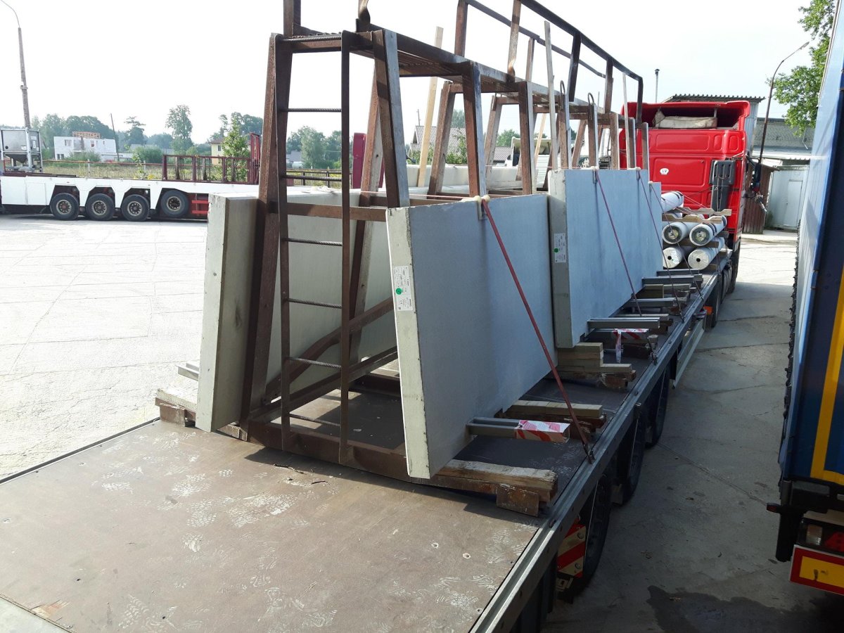 Перевозка жб панелей