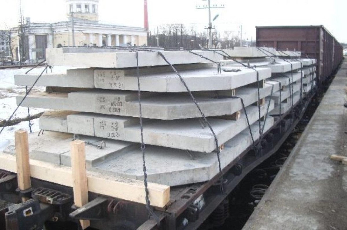 Плиты ЖБИ для ж.д. платформ.