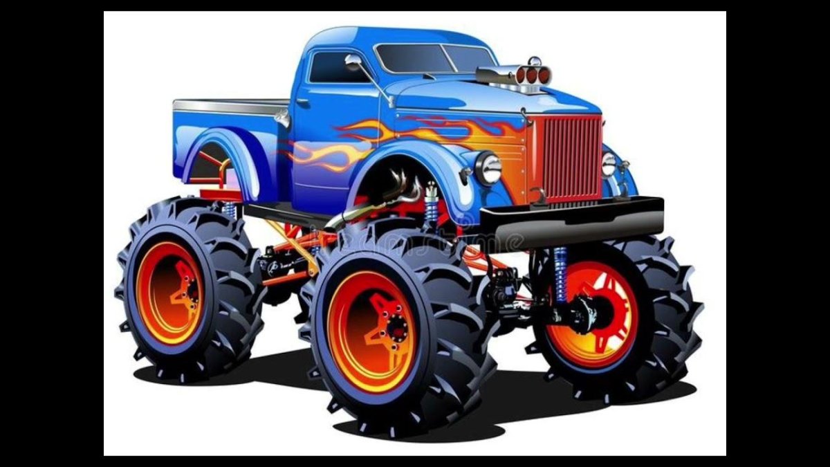 Монстер трак вектор