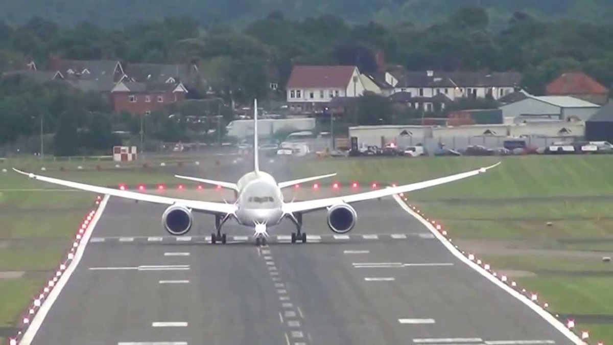 Взлет самолета