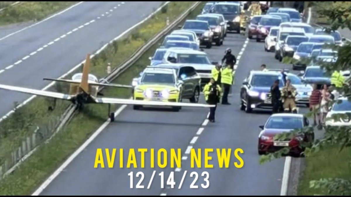 Аварийная посадка частного самолёта на шоссе в Северной Каролине