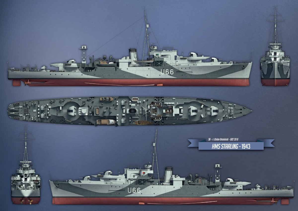 Корвет HMS Starling