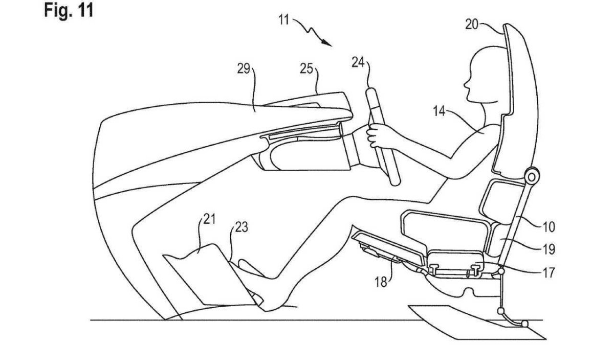 Эргономика кресла водителя чертеж