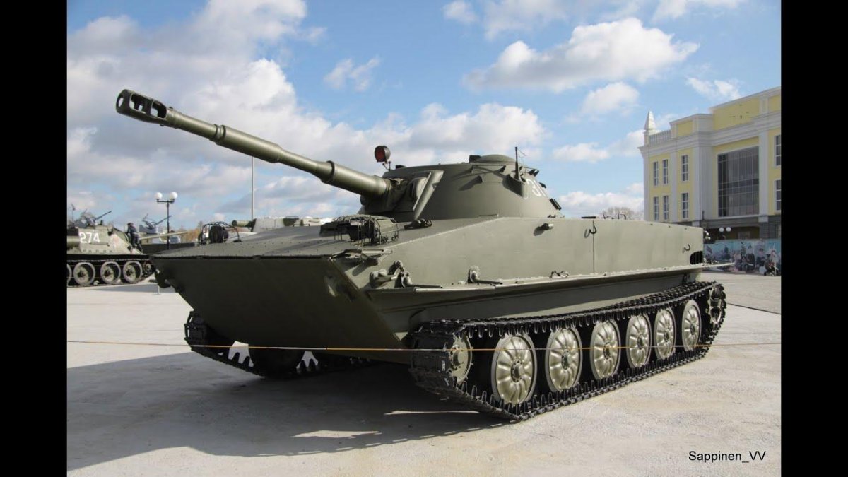 Пт-76б плавающий танк
