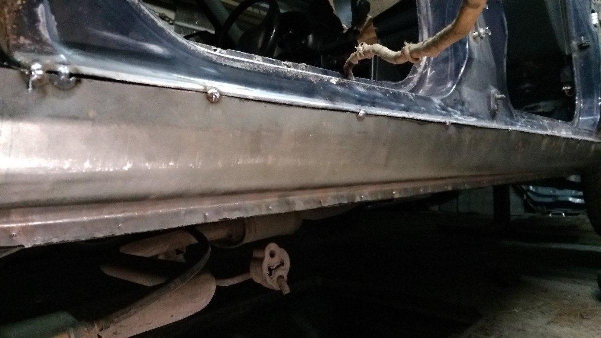 Переварка порогов Газель