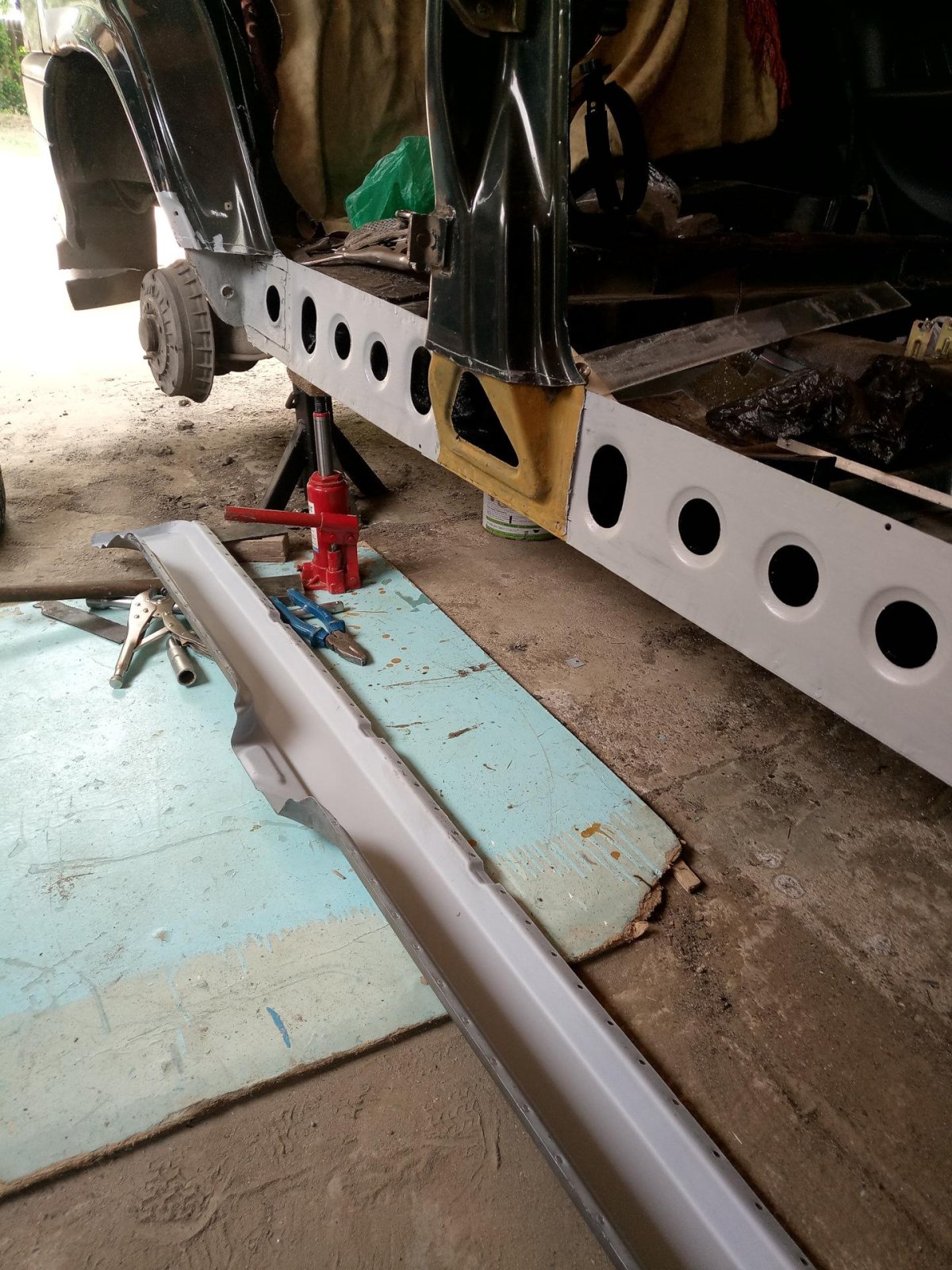 Сварка порогов ВАЗ 2114