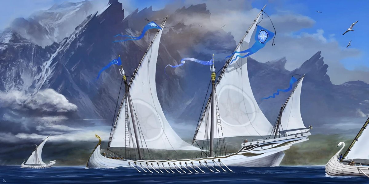 Корабль лебедь Сильмариллион