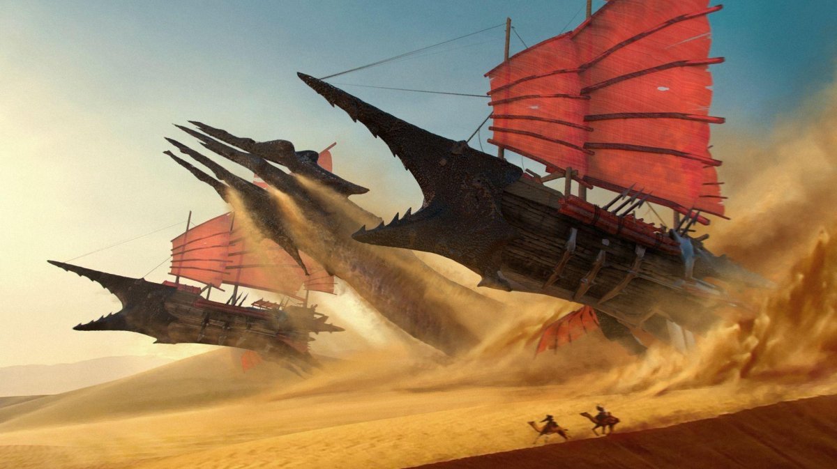 Корабль в пустыне