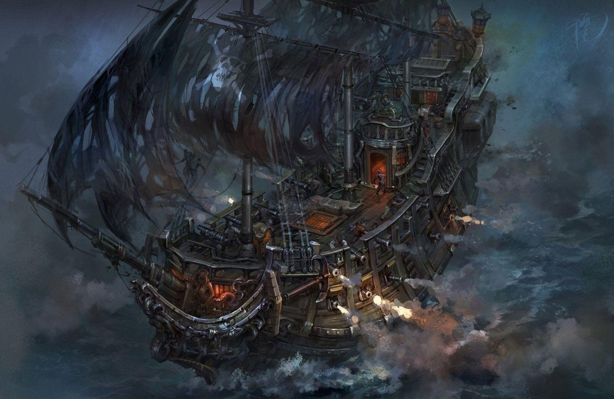 Летучий голландец корабль Галеон