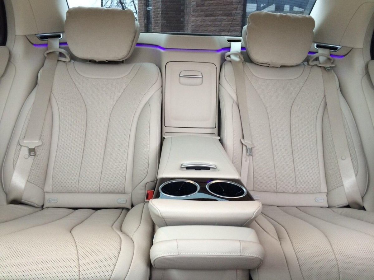 Мерседес s 222 белый салон