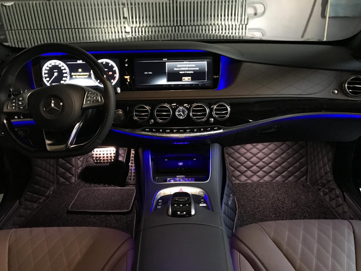 Mercedes Benz s class w222 салон