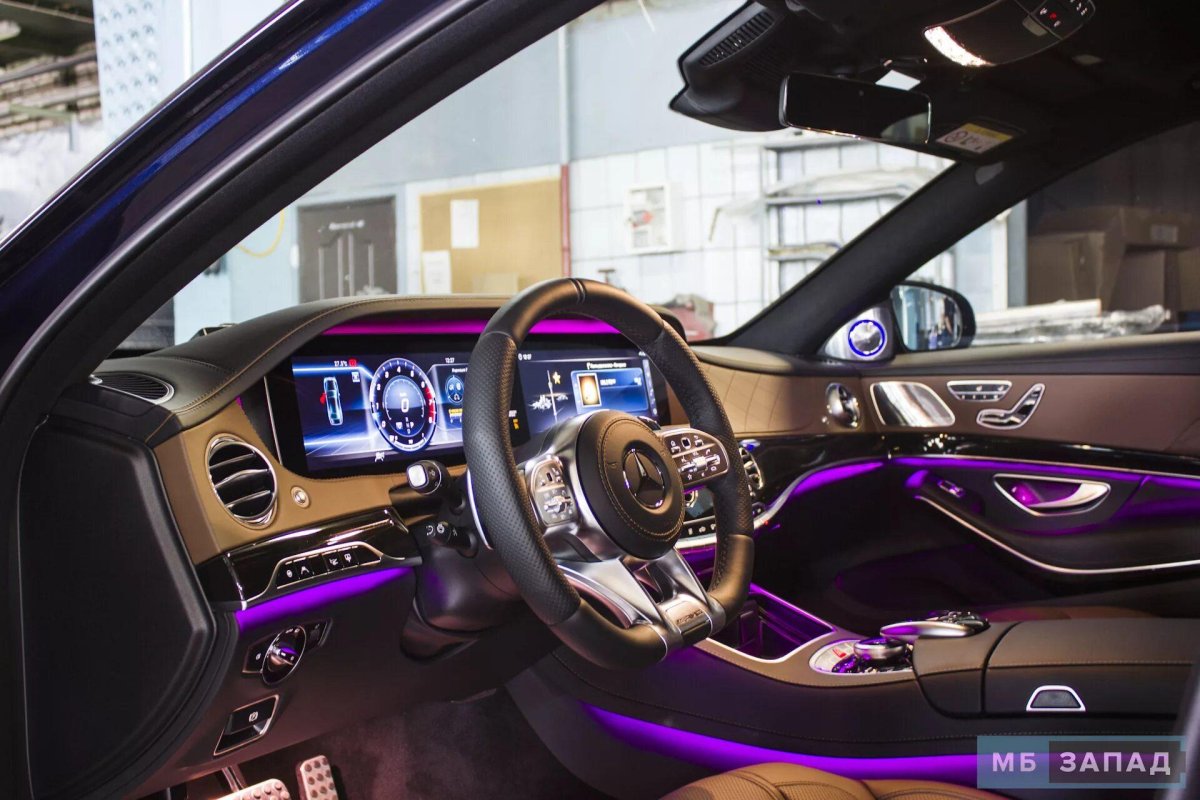 Mercedes s63 AMG w222 салон