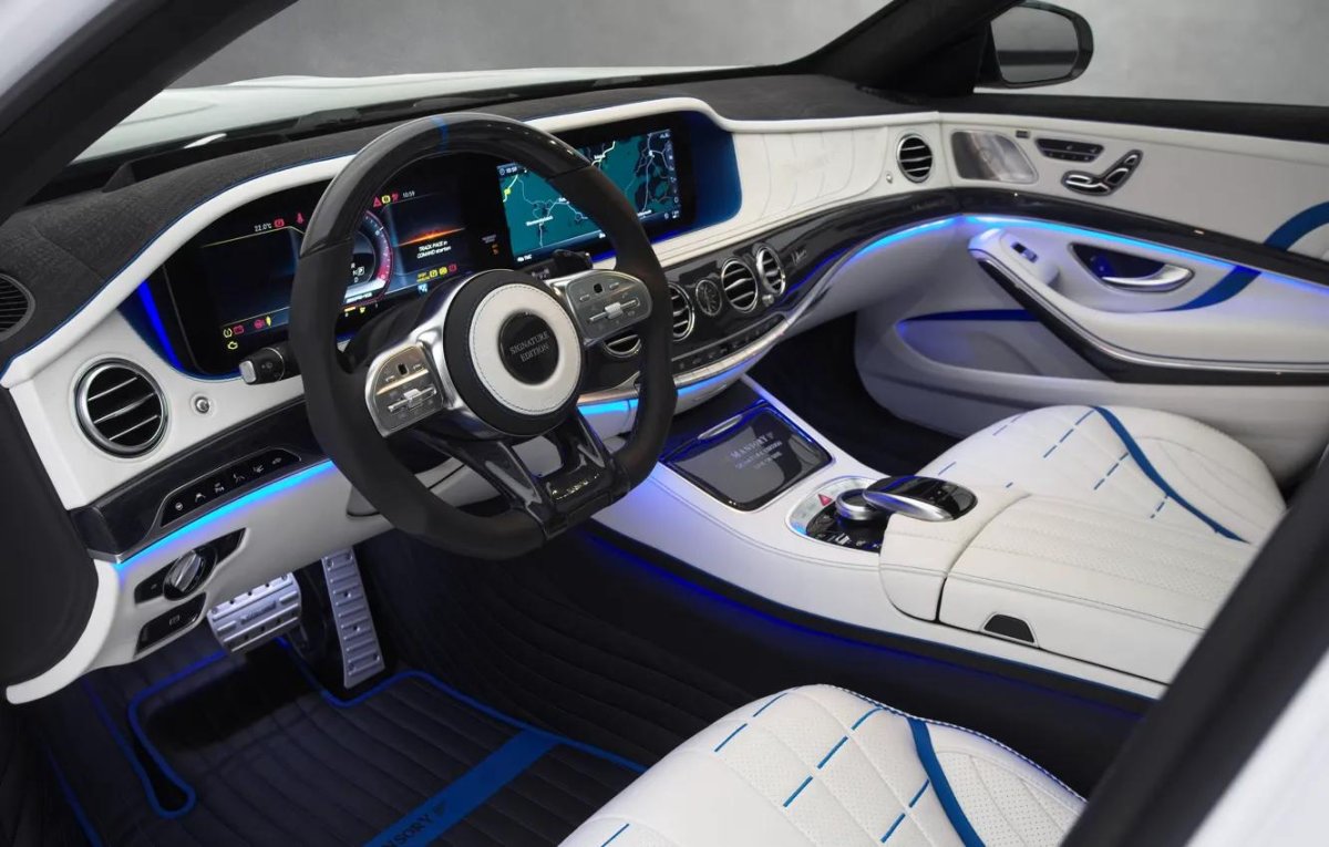 Мерседес s63 AMG w222 салон