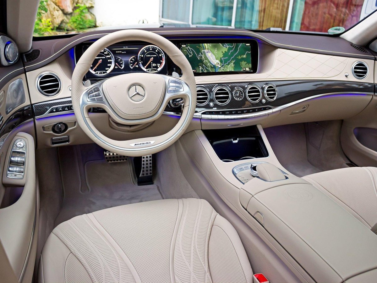 Мерседес 222 АМГ салон