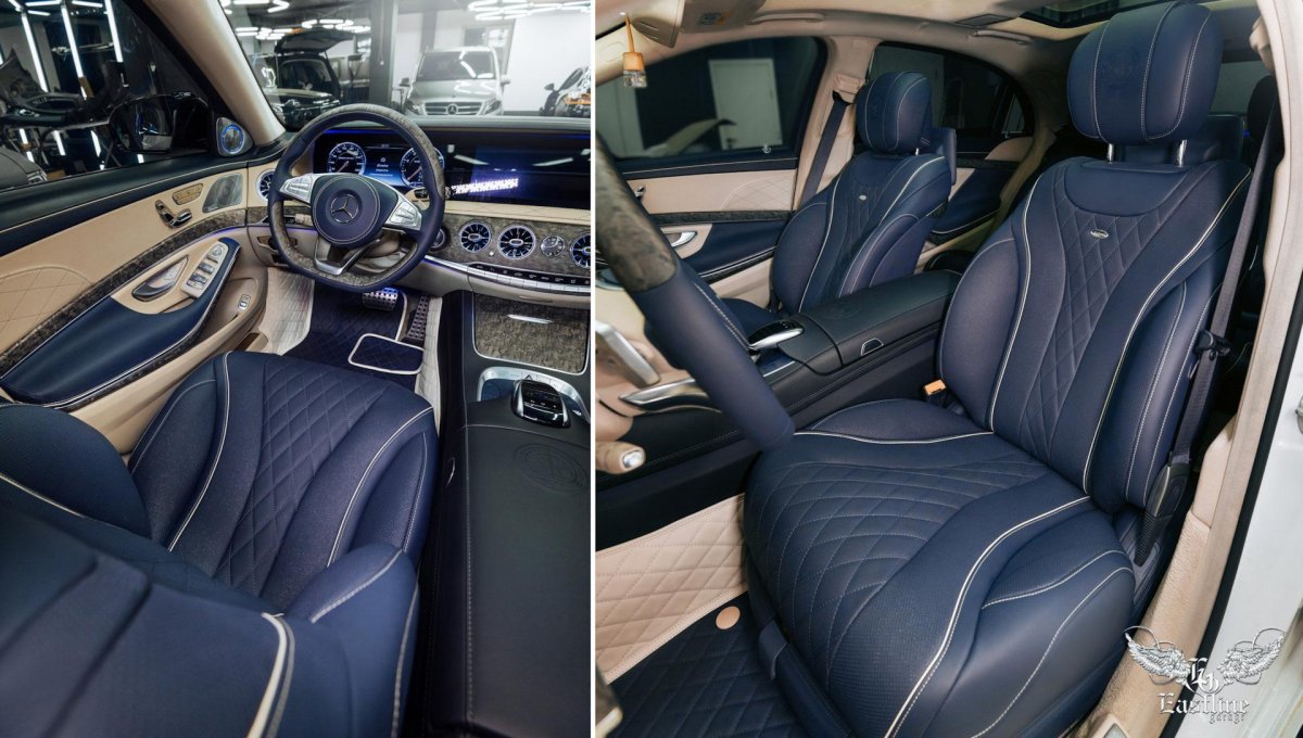 Mercedes 222 салон